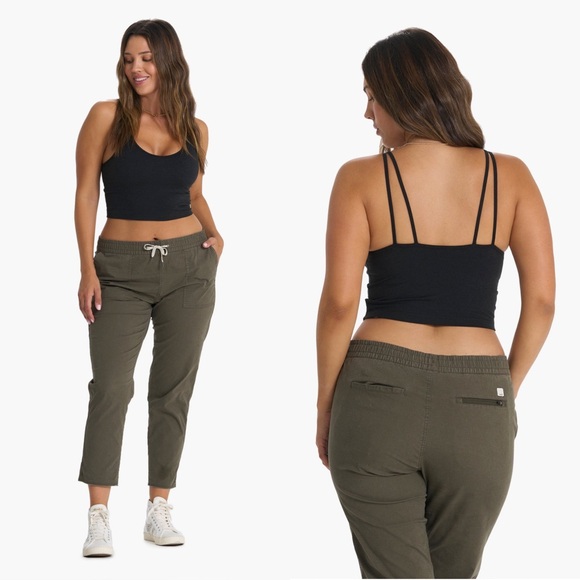 Vuori Pants - Vuori Performance‎ Crop Dreamknit Black Heather Size X-Small